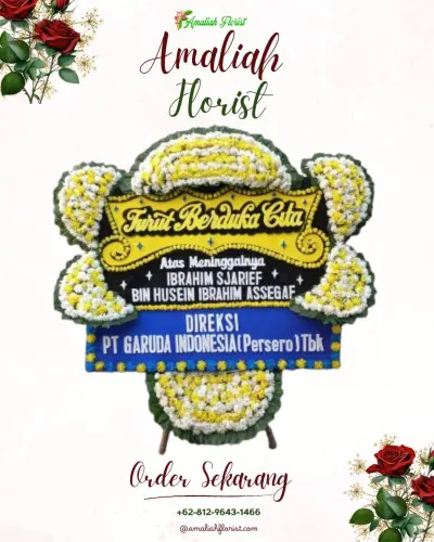 Papan Bunga Duka di Pekalongan